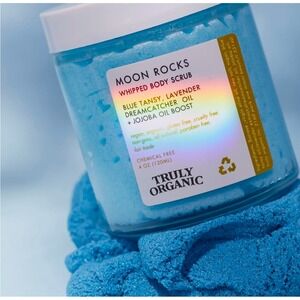 Truly Moon Rocks Whipped Body Scrub Blue Tansy Lavender Jojoba Oil 4oz 120ml NEW
